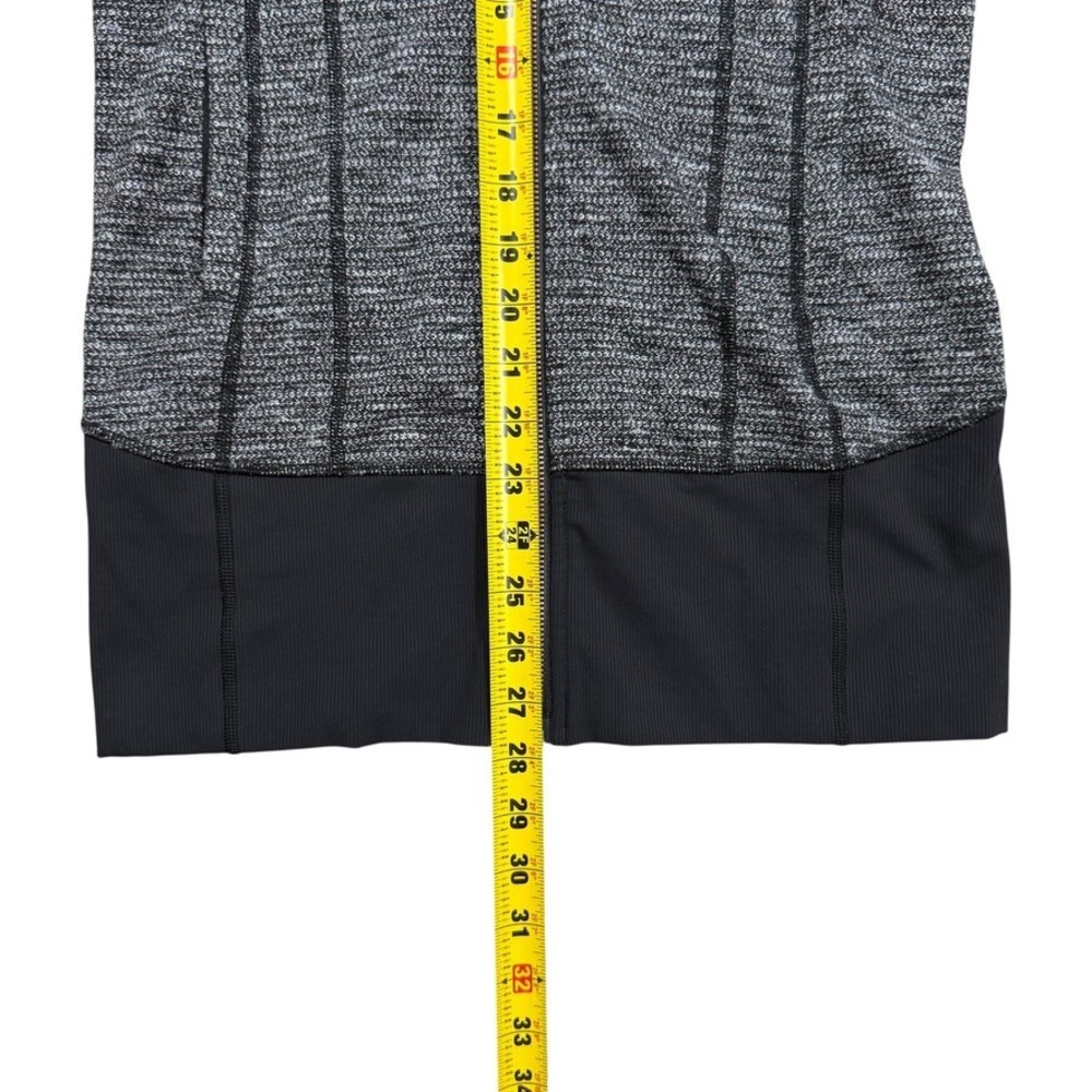 Lululemon Define‎ Jacket Luon Heathered Black Women's Size 6 Slim-Fit Hoodie Zip - Picture 7 of 8